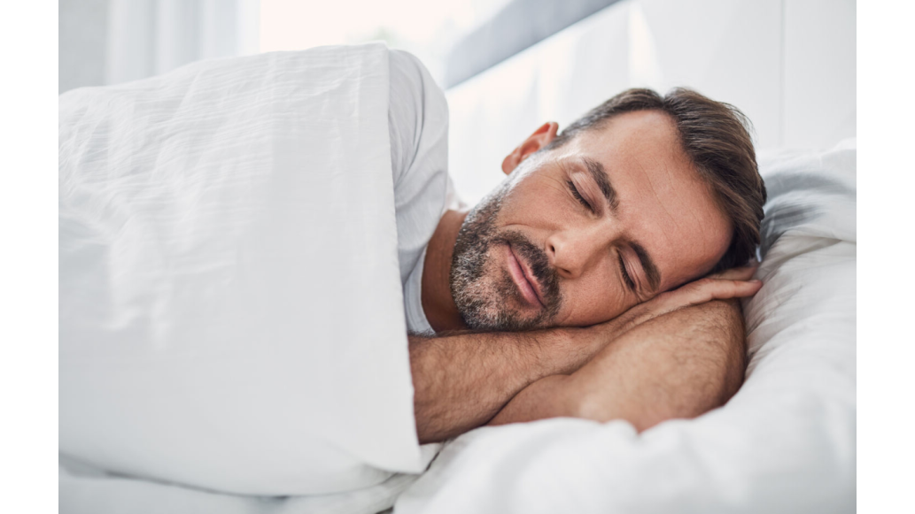 man sleeping