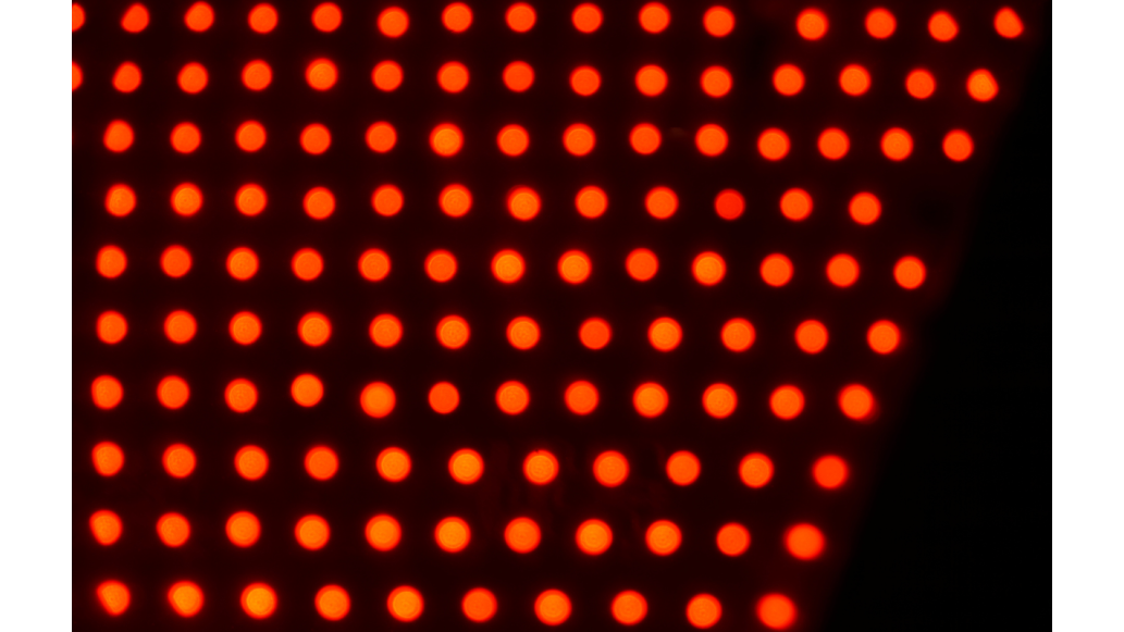 Red Light Bulb Array