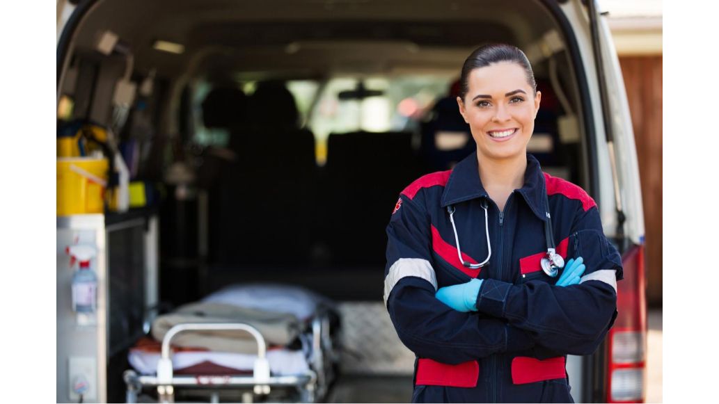 female paramedic