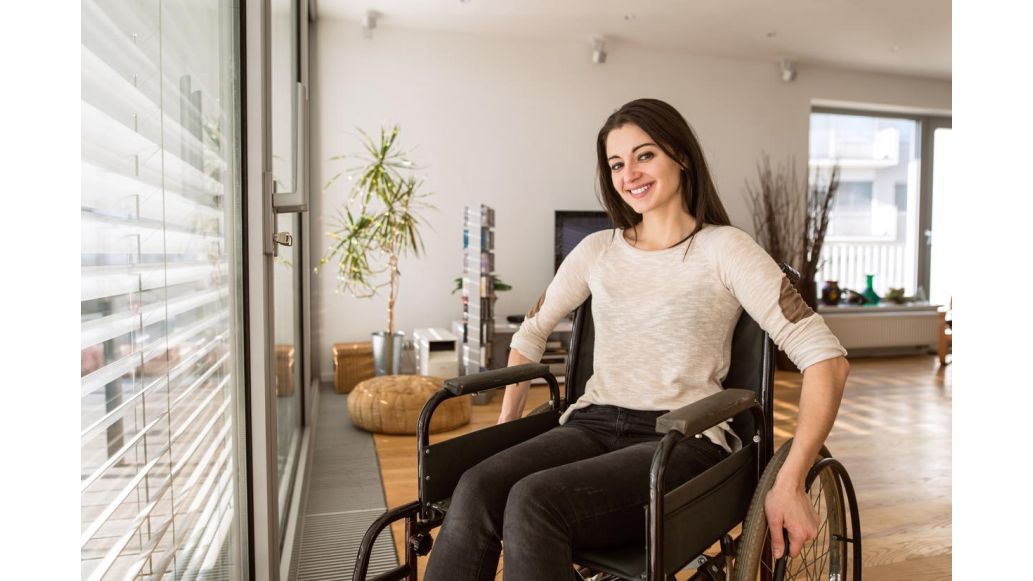 woman in wheelchair