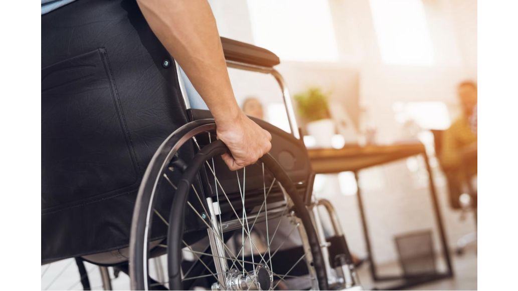 person in wheelchair