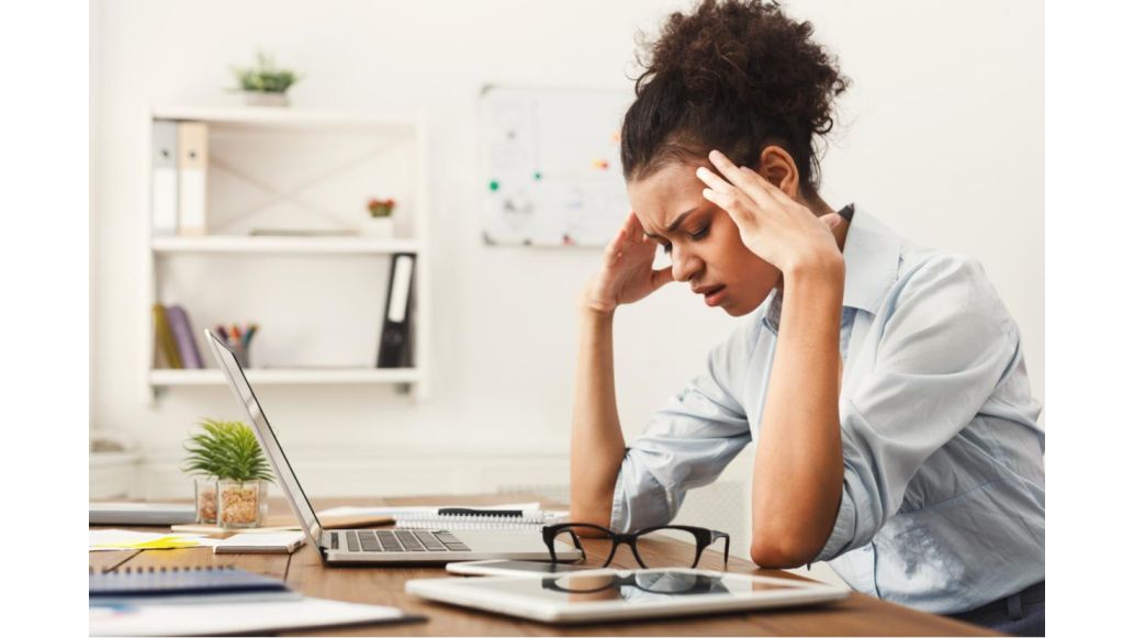 stressed woman