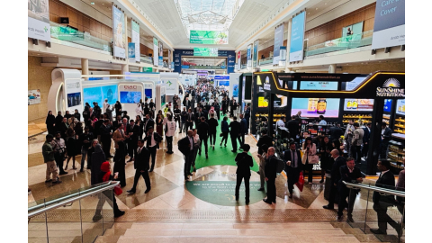 Photo of a tradeshow taken by a Performance Health employee