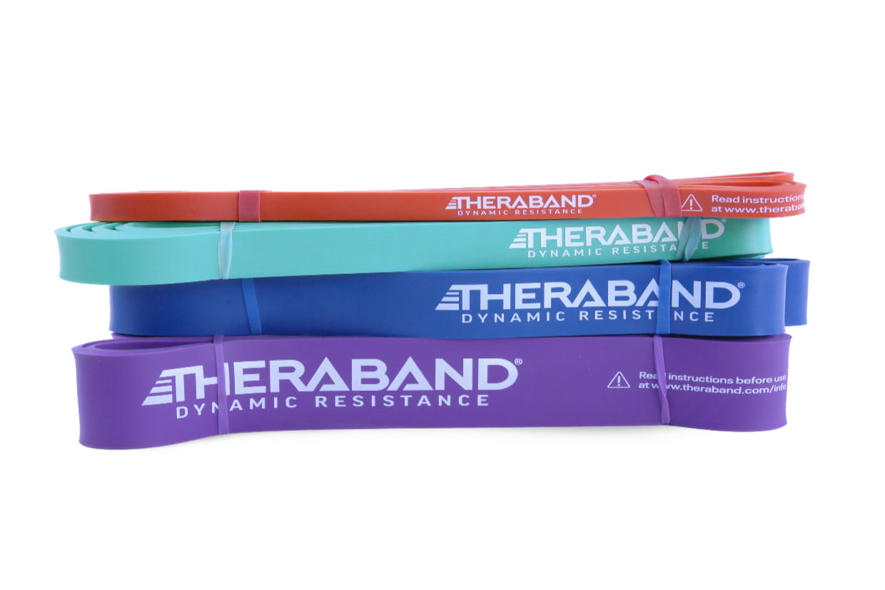 See the Resistance: Indicators for TheraBand High Resistance Bands