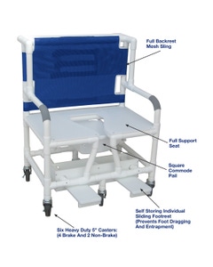 Bariatric Shower/Commode Chair