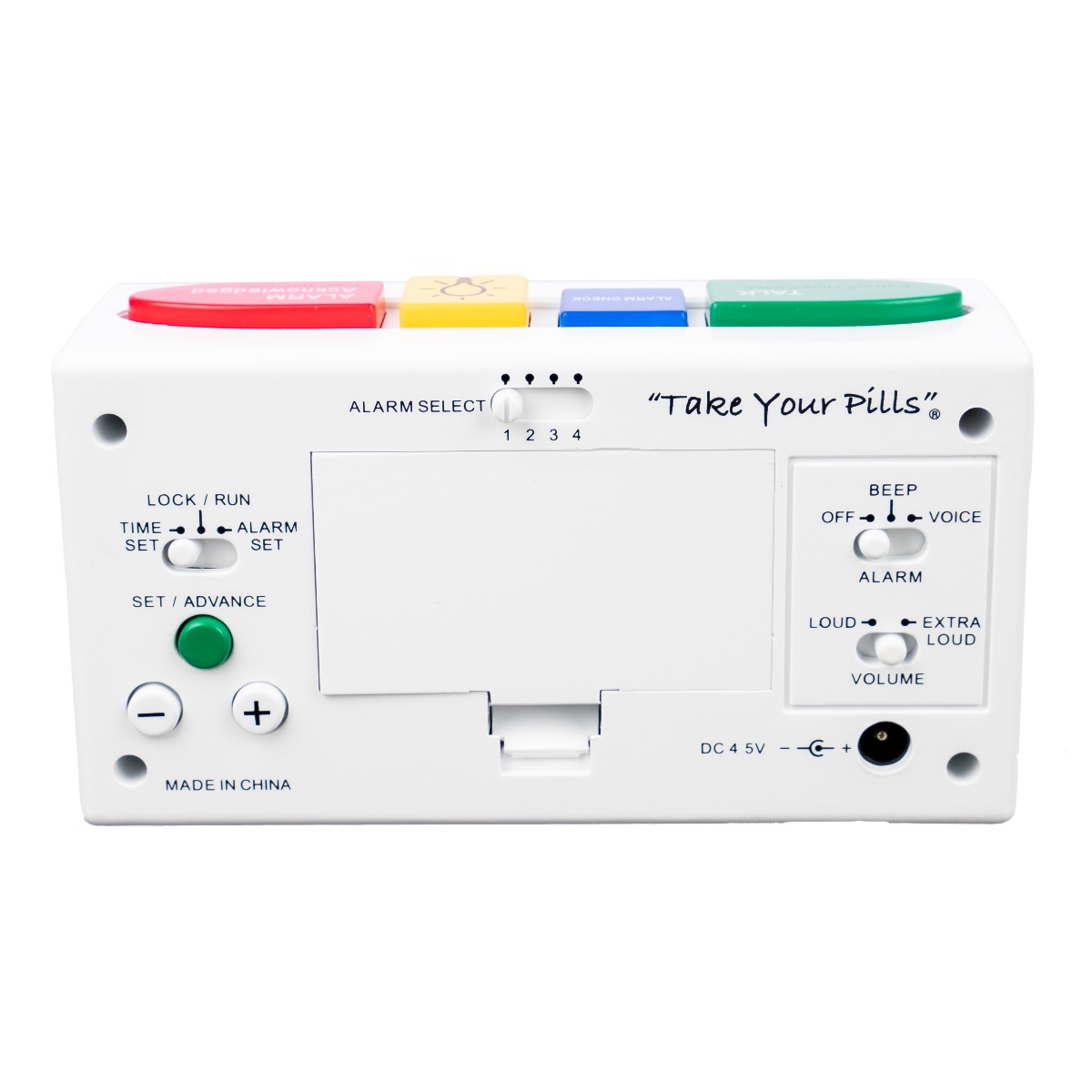 MedCenter Talking One-Month Medication Organizer