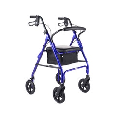 Days Lightweight Aluminum Rollator, Blue