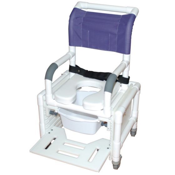 Deluxe Adjustable Shower and Commode Chair Performance Health