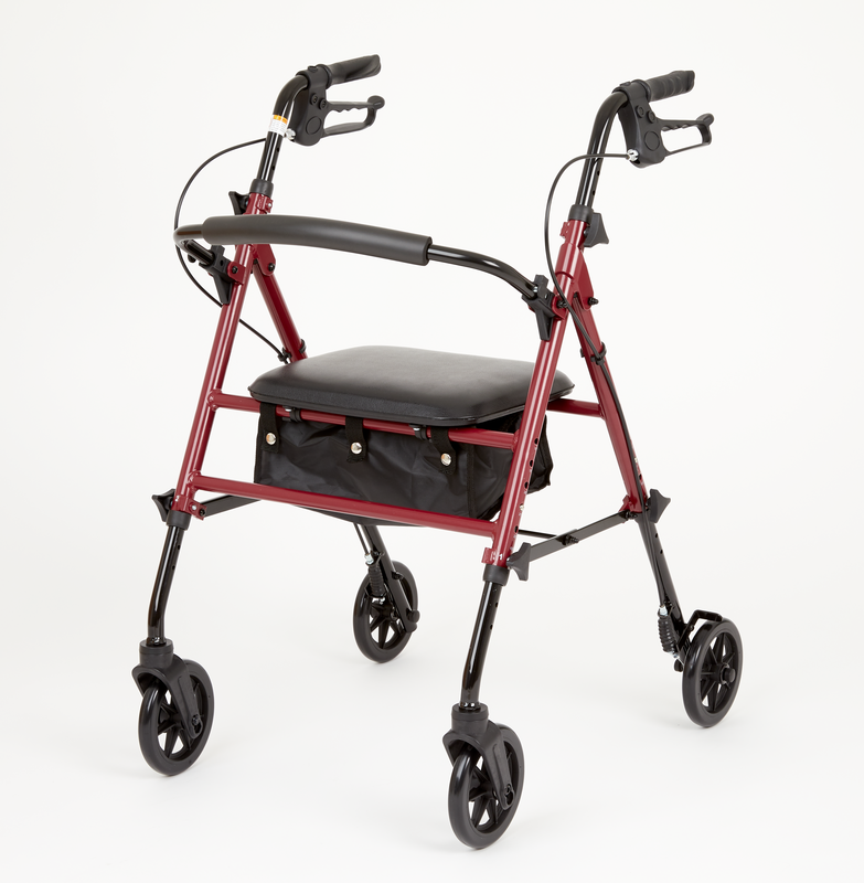 Universal Seat Height Aluminum Rollator