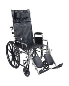 Drive Chrome Sport Full Reclining Wheelchair