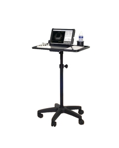 Rolling Cart with Locking Tablet Holder