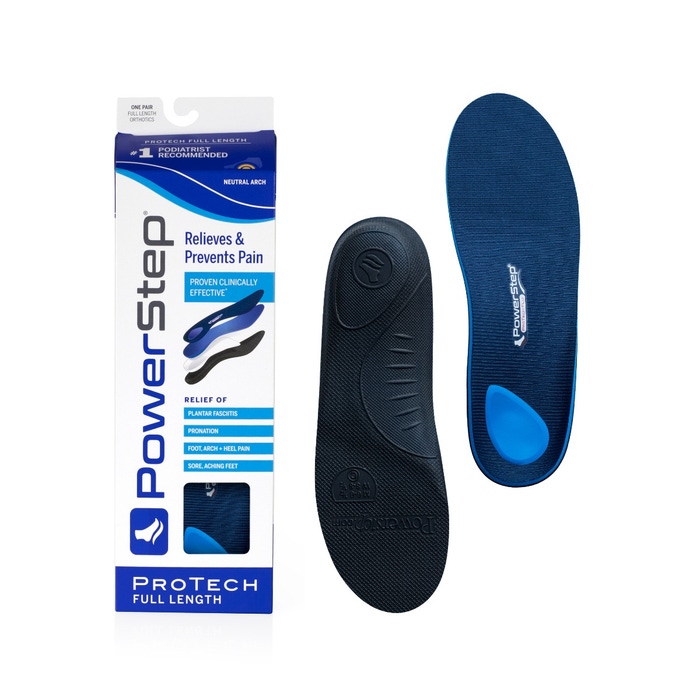 PowerStep ProTech Full Length Insoles | Orthotic Insert | Performance ...