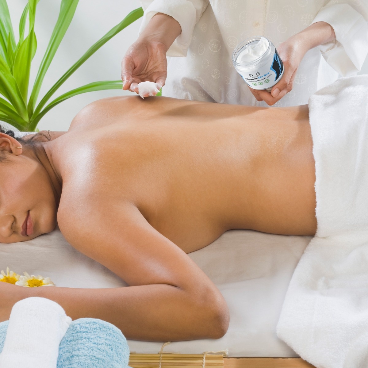 HawkGrips® Professional Massage Cream Front