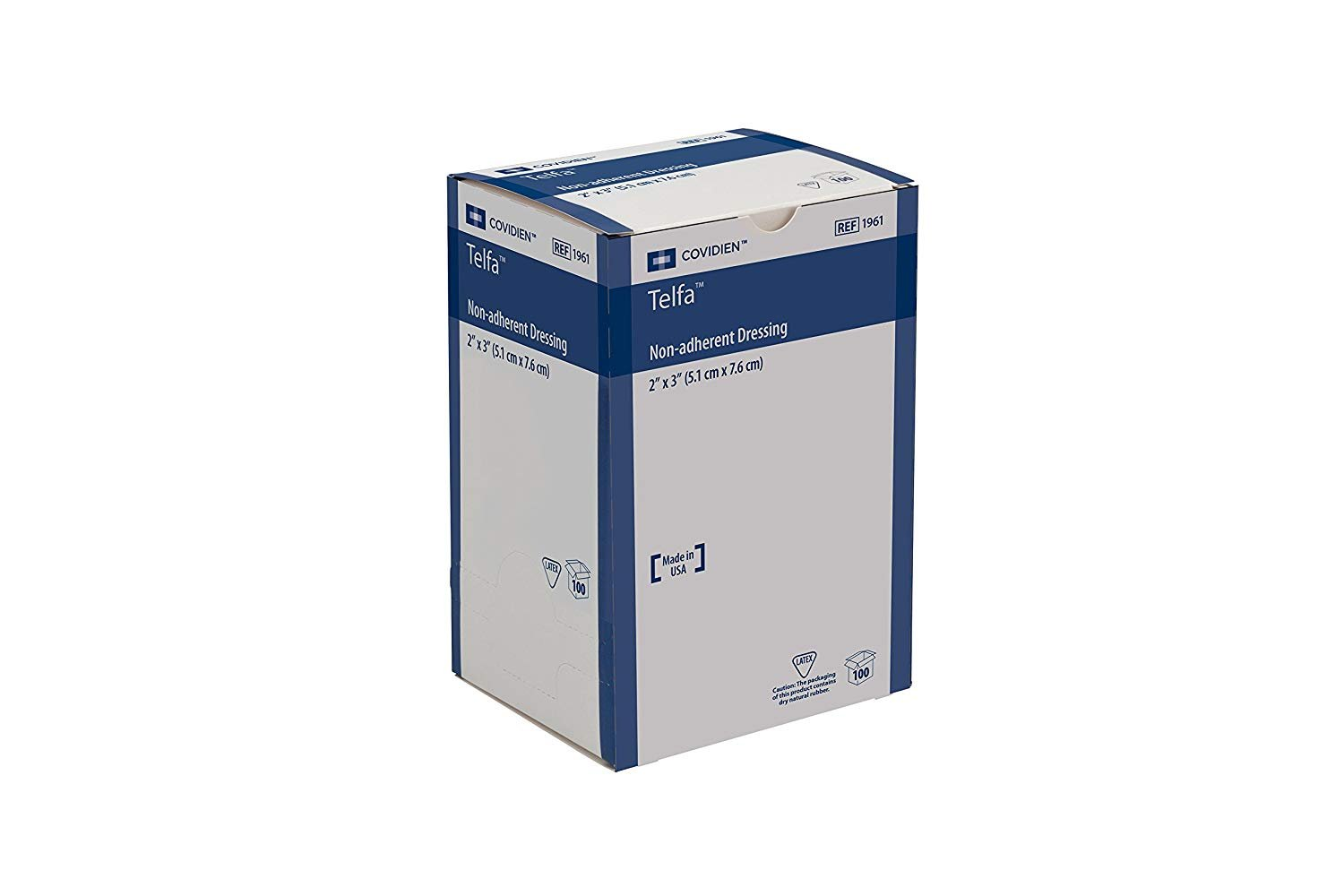 telfa wound dressing Telfa White Adhesive Strip, 2 x 3 Inch main image 0