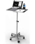 Rolling Cart with Locking Tablet Holder
