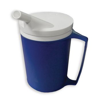 Insulated Mug with Lid - Tumbler Lid - Blue - 12 oz.