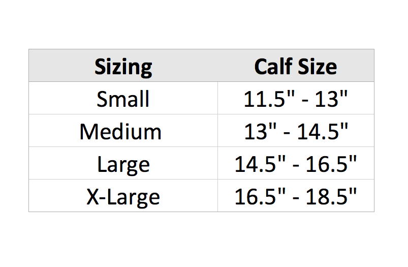 3D Flat Premium Calf Support