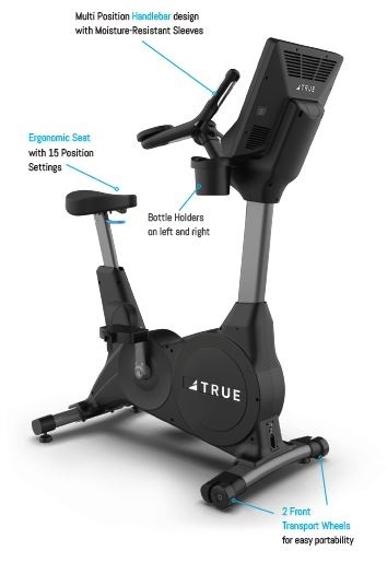 True CS400-9 Upright and Recumbent Bikes