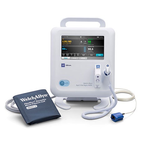 Spot 4400 Device with NIBP, Sure Temp, and Nonin Pulse Ox; Sport 4400 Mobile Stand