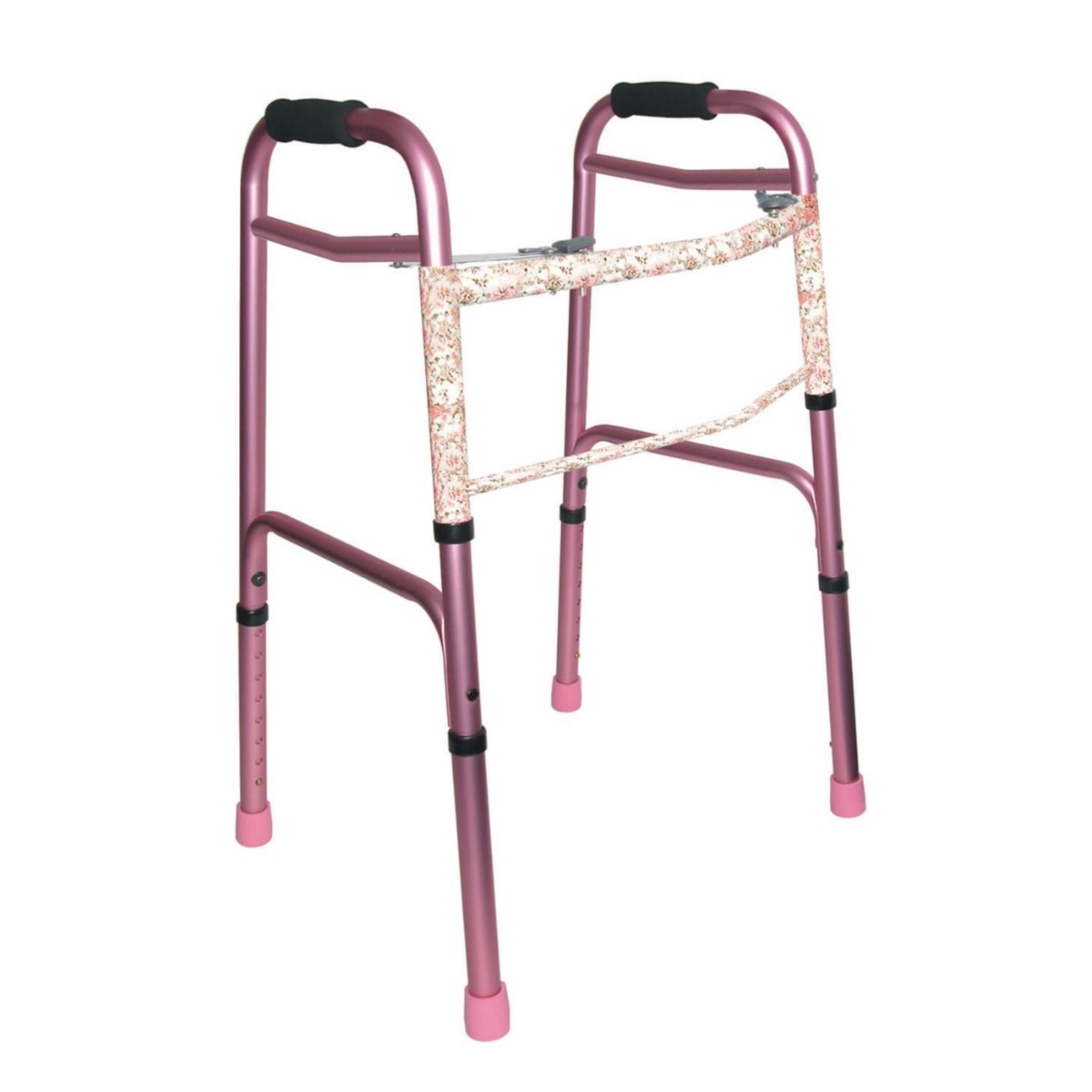 Adjustable Aluminum Walker - Blue