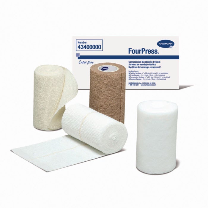 Fourpress Four Layer Compression Bandaging System