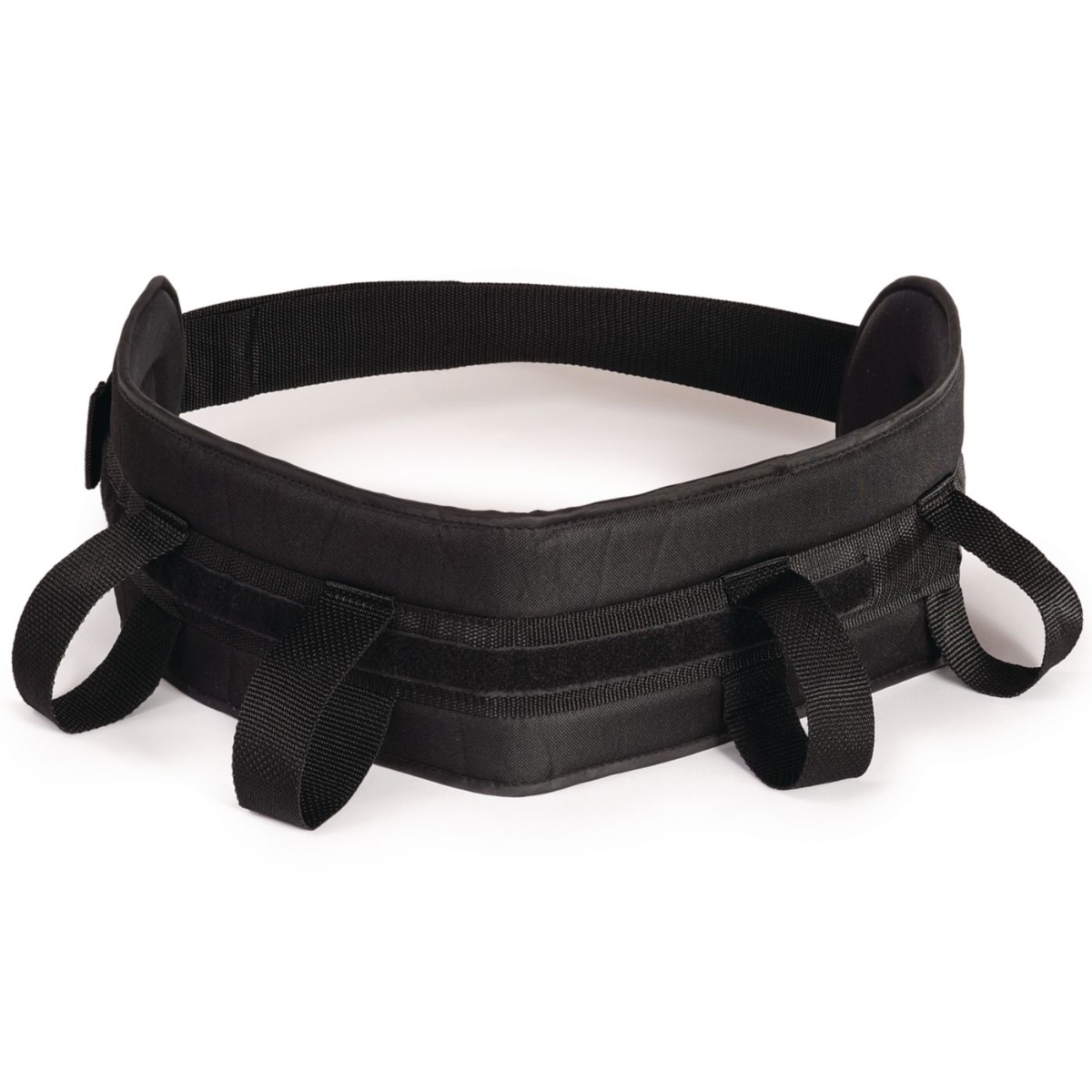 Padded gait belt with handles top