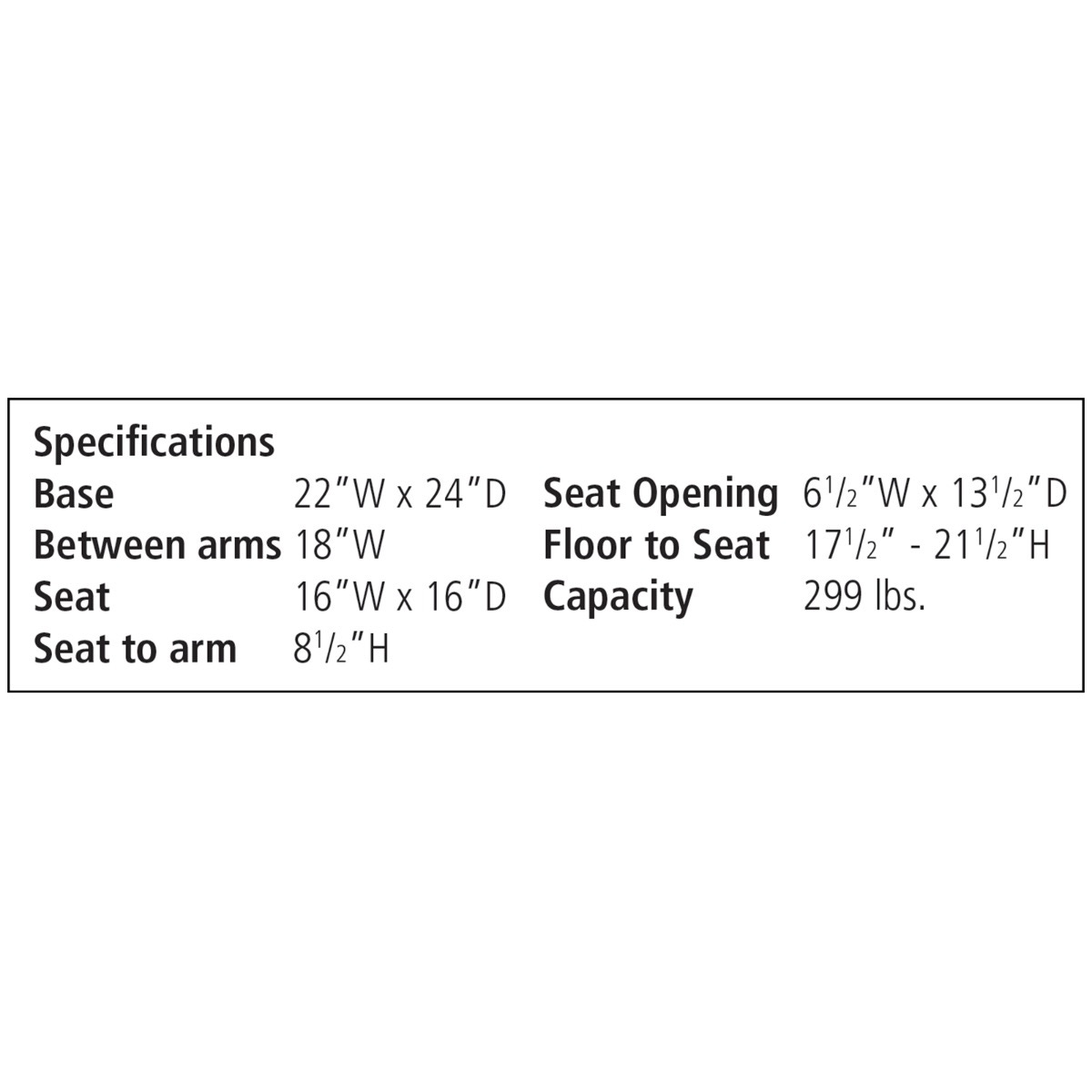 Homecraft Lightweight Padded Shower Chair - Padded