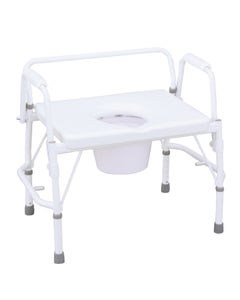 TuffCare Drop Arm Bariatric Potty Chair Image