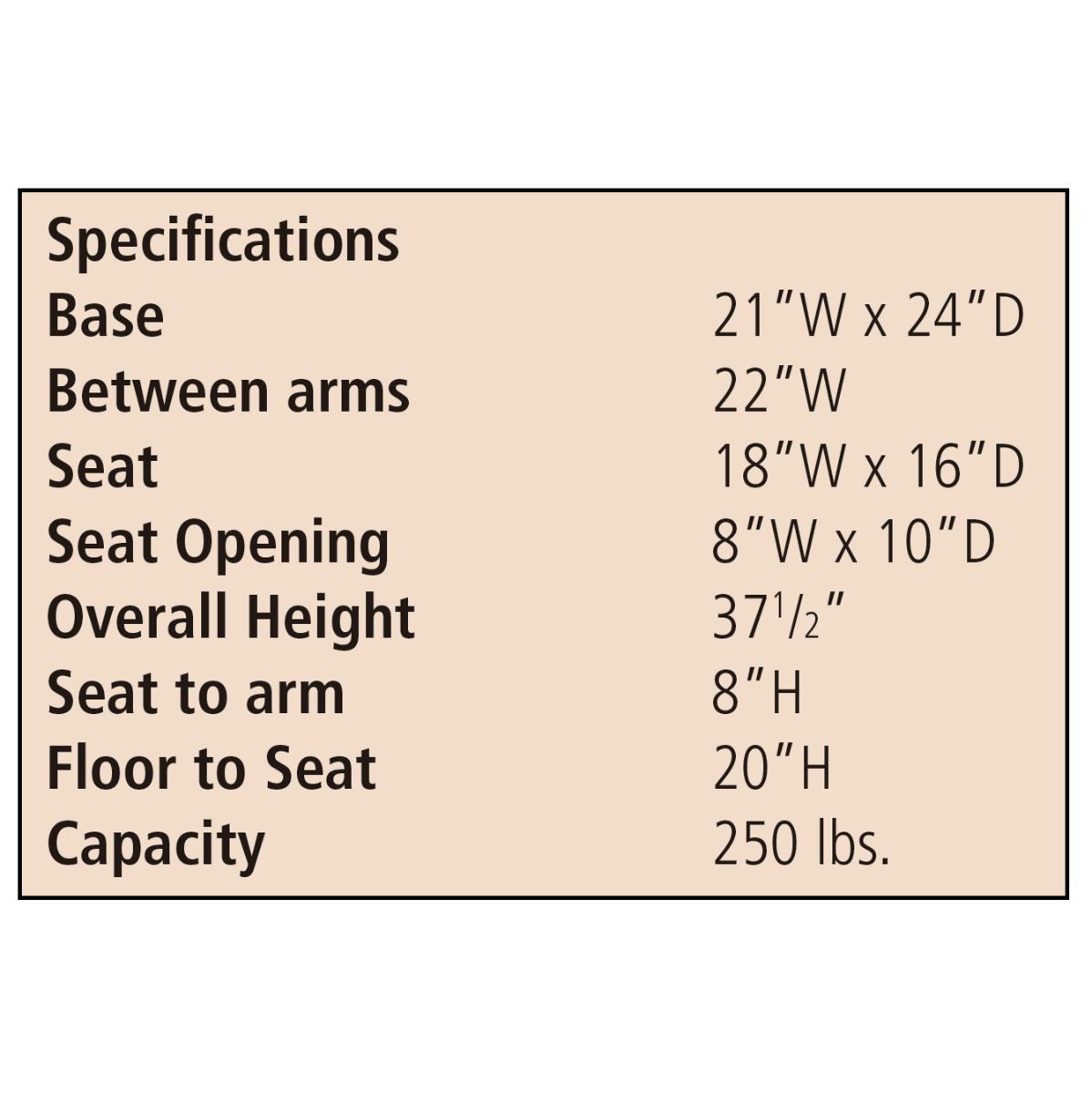 Tuffcare Economy Transport Shower/Commode Chair