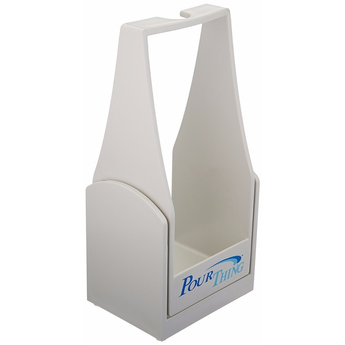 Pour Thing sitting upright.