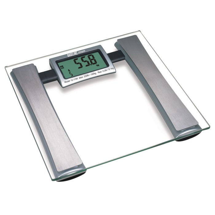 Transparent Baseline Platform Scale/Body Analyzer