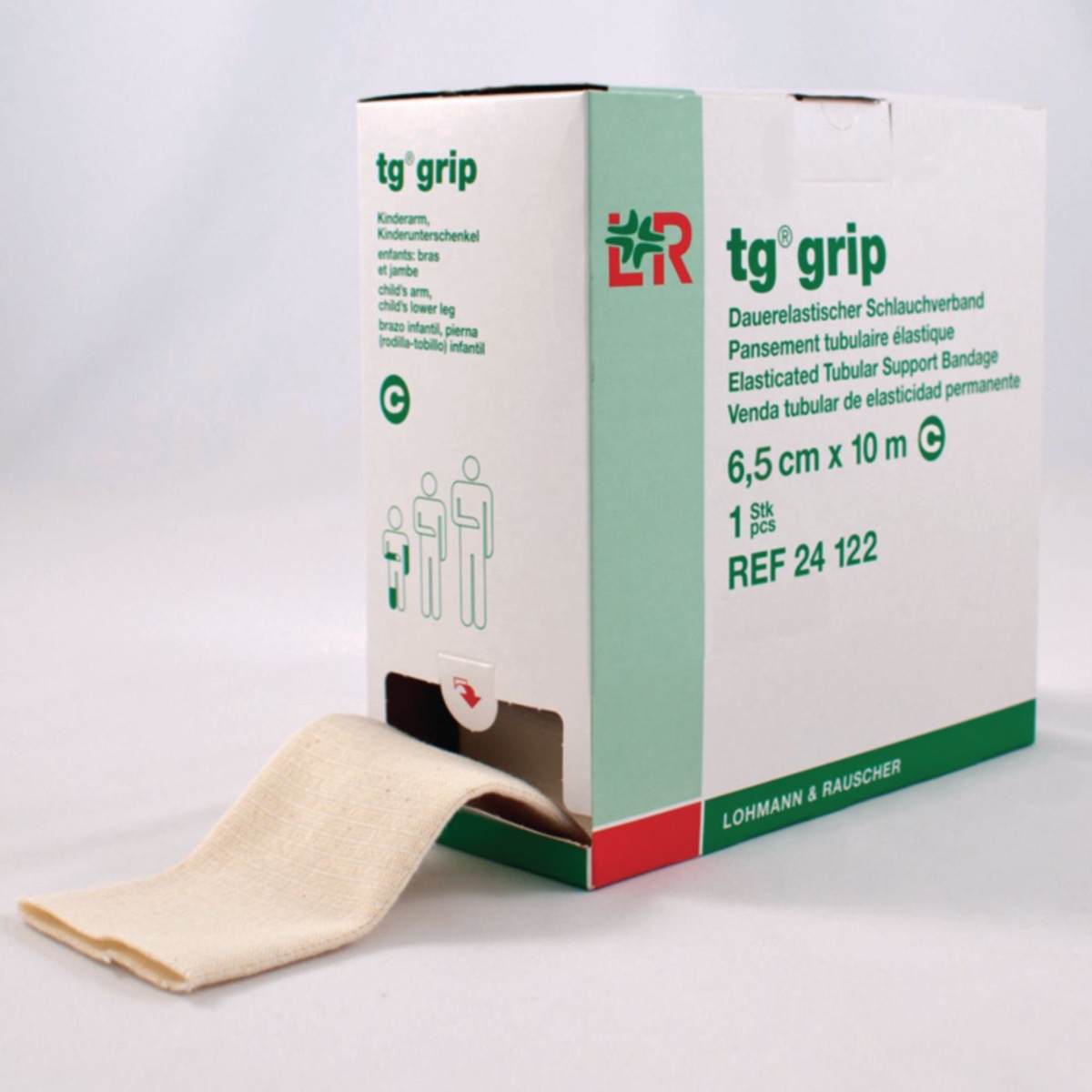 Elasticated Tubular Support Bandage TG GRIP