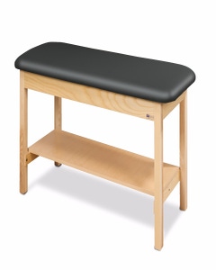 Clinton Wooden H-Brace Table without Backrest