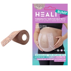 Heali Pregnancy Tape - 15 Strips/Roll 3" x 10" with lilac inspirational words