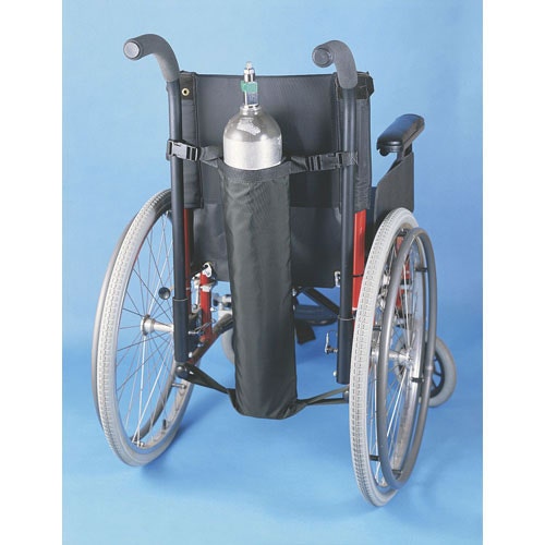 Oxygen Tank Holder for Wheelchairs