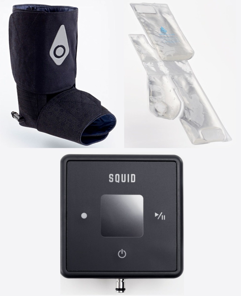 Squid Go Wrap and Gel Packs, ankle