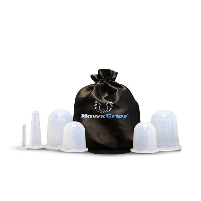 HawkGrips Cupping Set | Premium Silicone Cups | Performance