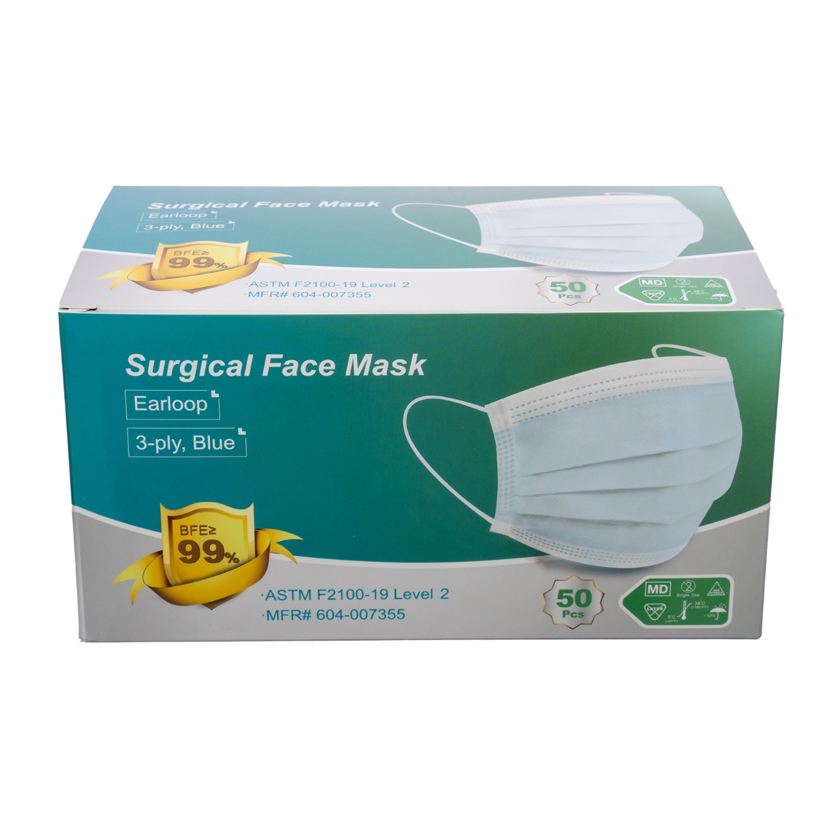 3 Ply ASTM Level 2 Mask - Box of 50