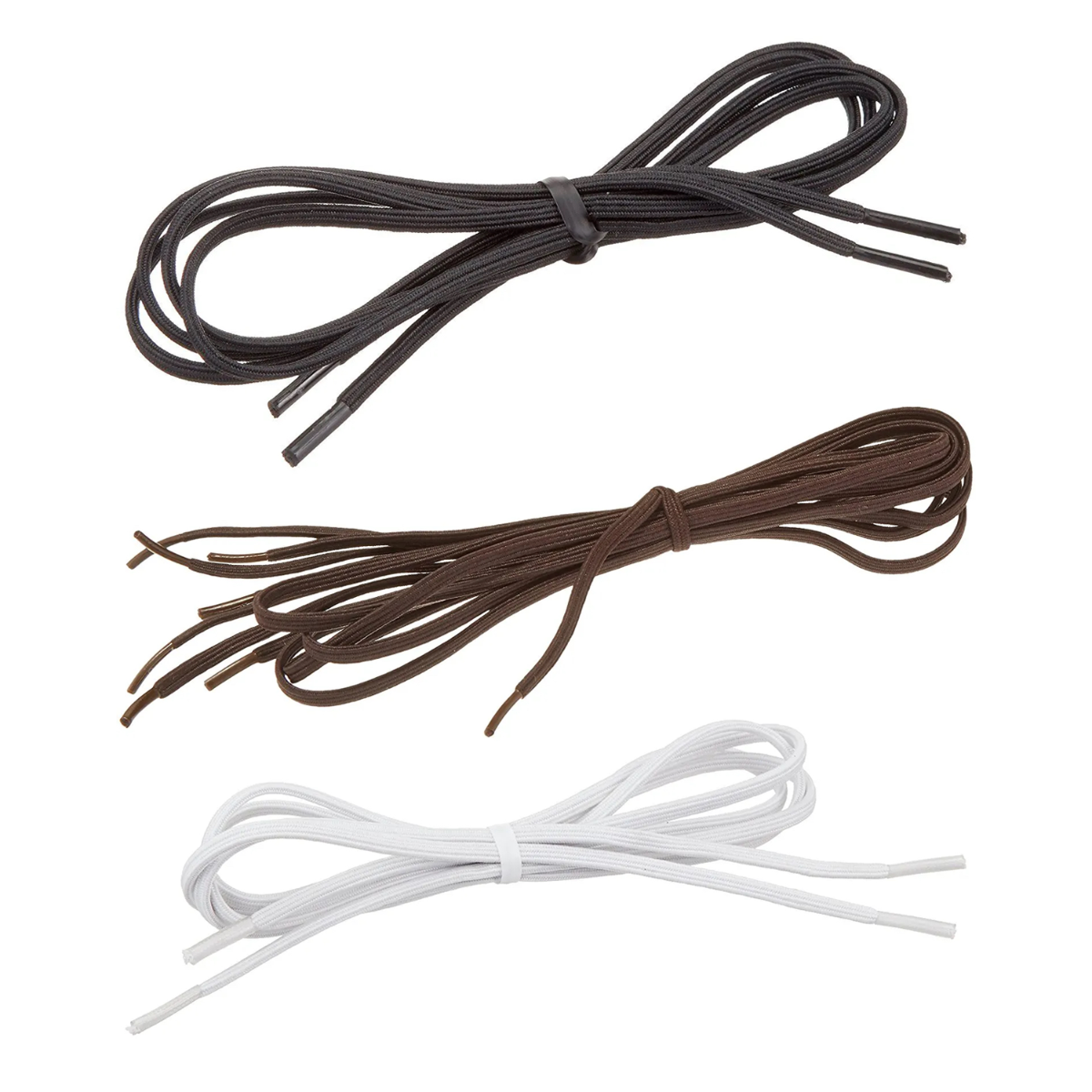 Perma-Ty Elastic Shoelaces Brown - 24