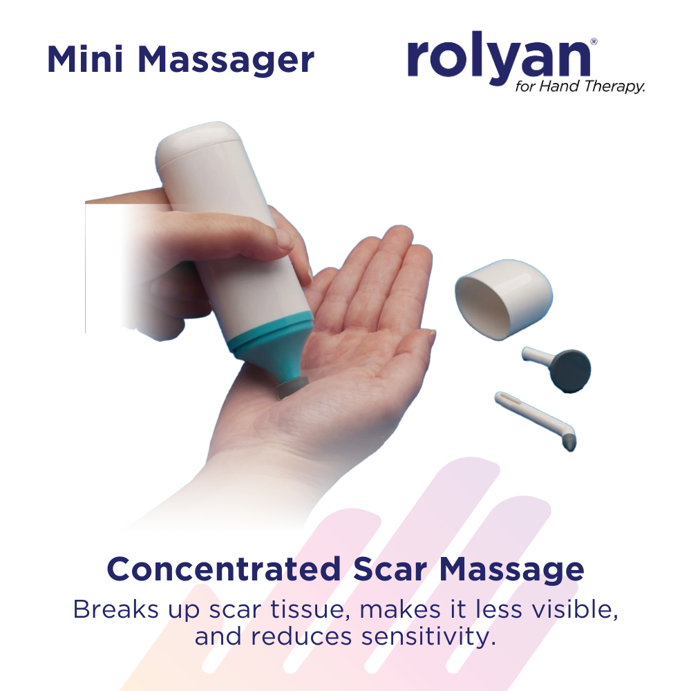 Rolyan Mini Massager with Battery - Experience Compact Wireless Relief