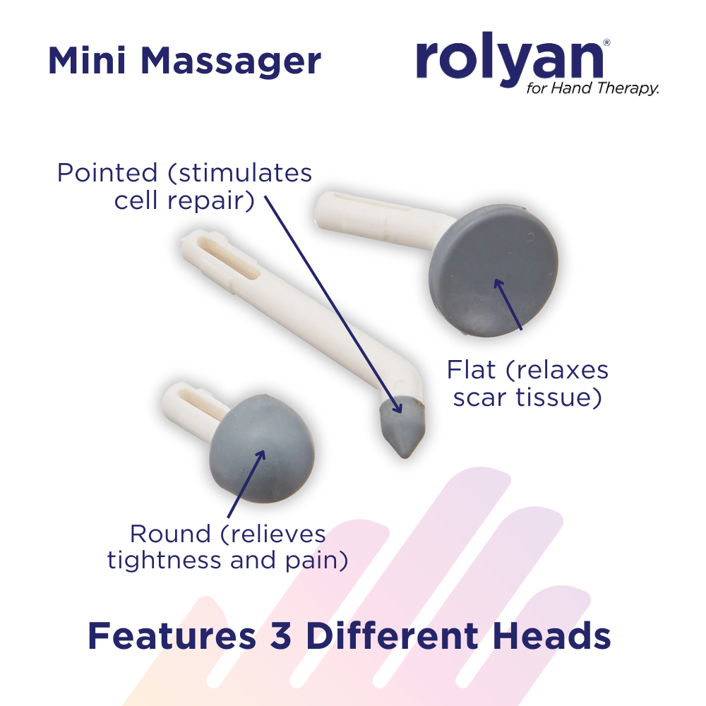 Rolyan Mini Massager with Battery - Experience Compact Wireless Relief