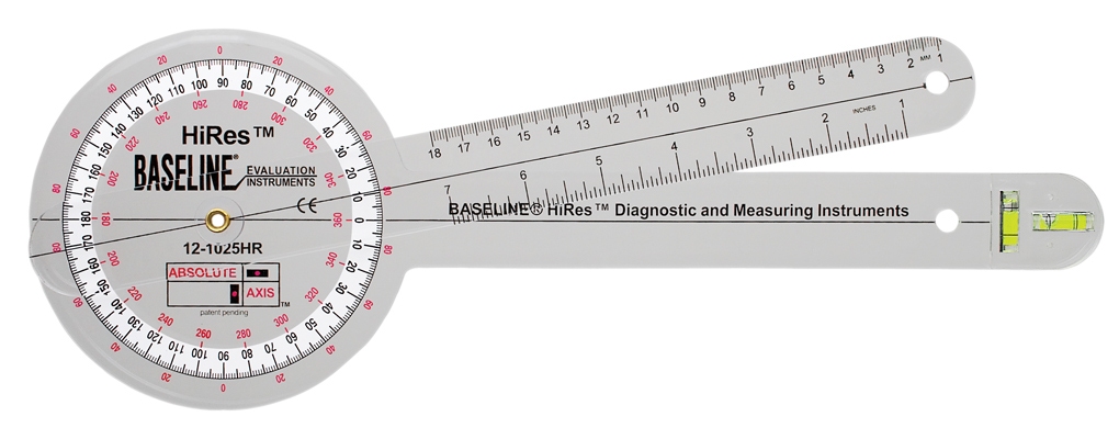 Baseline Absolute-Axis (AA) Goniometer - 12" - 2 Colors