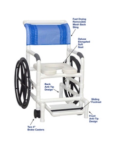 Multi-purpose Self-propelled chair - blue