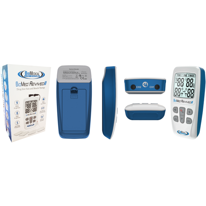 BioMed Revived II I Digital TENS / EMS / Massage Stimulator
