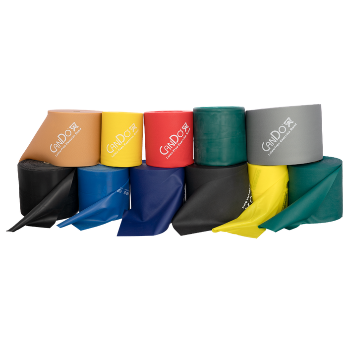 Rubber discount exercise straps