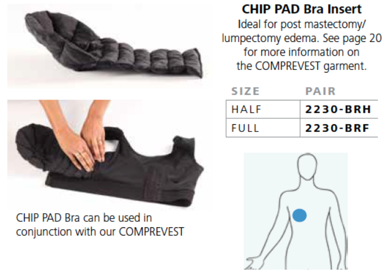 Chip Pad Bra Insert