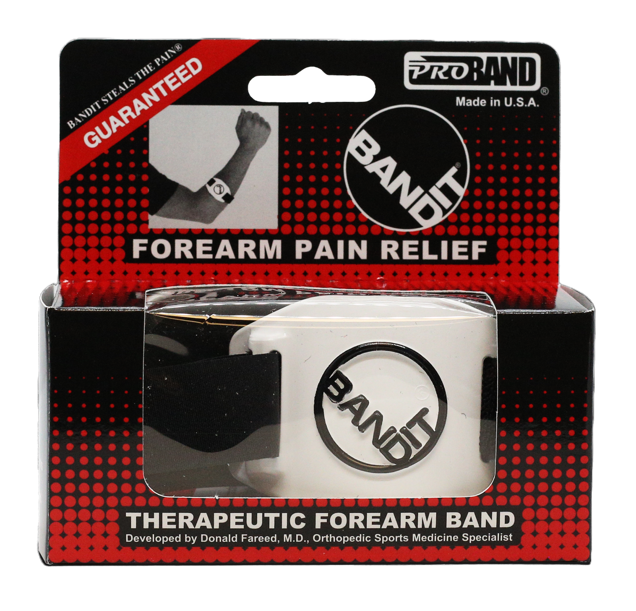 ProBand BandIT Therapeutic Elbow Bands - White
