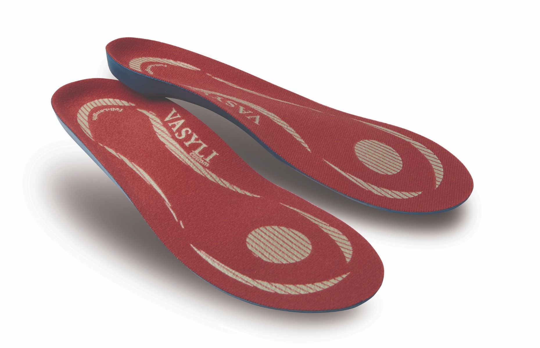 Red Vasyli Shock Absorber Orthotic shoe insert