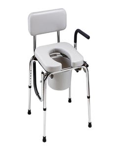 Homecraft Drop Arm Commode | Adjustable Height, Portable, and Folding for Easy Use Commode