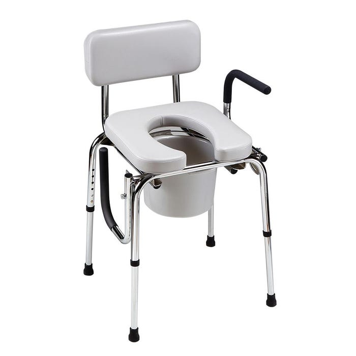 Drop Arm Commode by Homecraft Adjustable Height and Portable